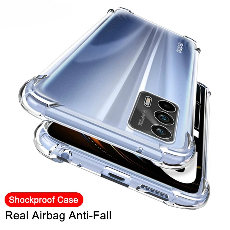 Realme Gt 6 - Coque antichoc en Silicone Transparent de