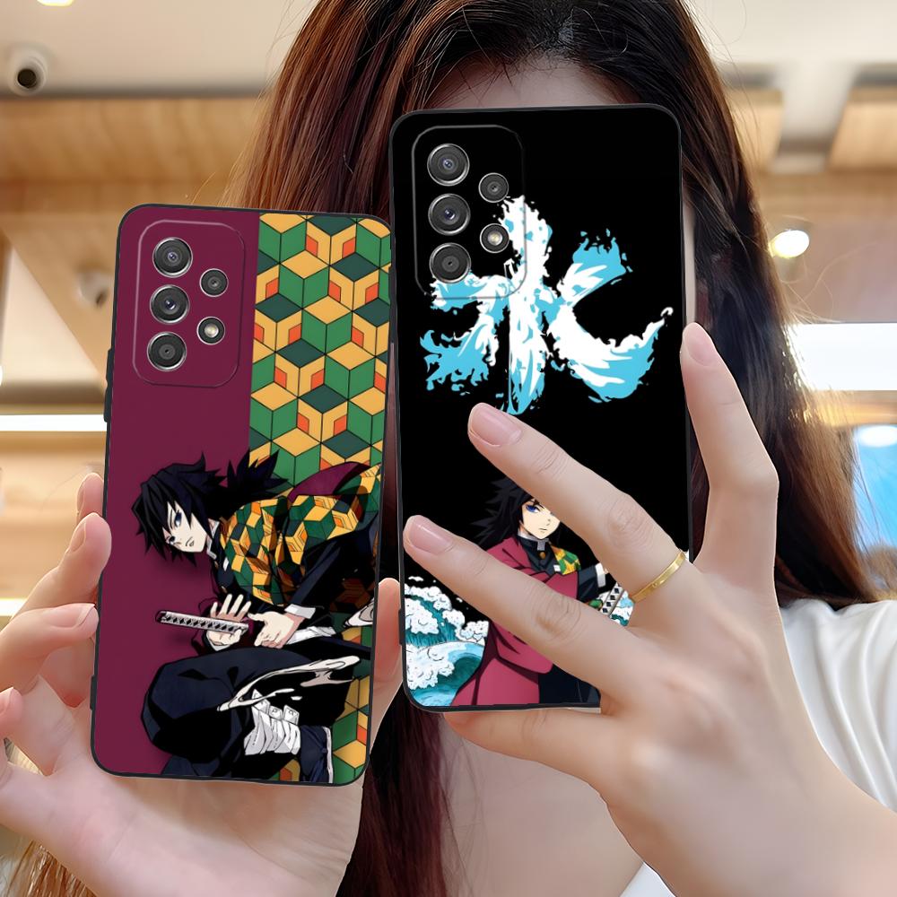 Samsung Galaxy A55 - Coque de téléphone Demon Slayer Giyu