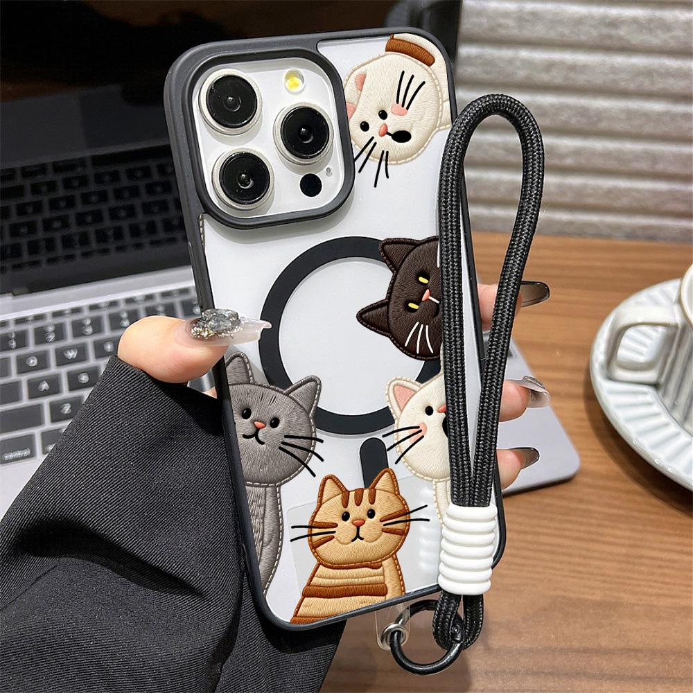 Apple Iphone 16 - Coque de téléphone mignonne avec fausse