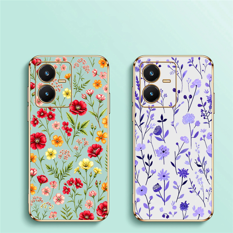 Coque à motif floral mignon po - Vivo V40 avis et prix